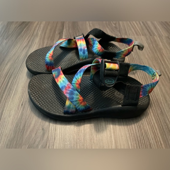 Chaco Z/1 eco thread sandal kids tie dye size 3 - Picture 6 of 7